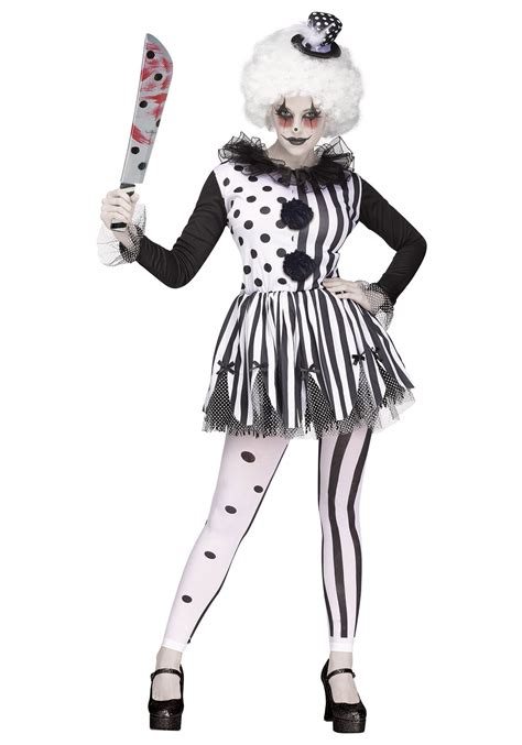 women clown costume|female killer clown costume.